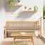 Pallet pude Gråbrun 200 x 40 x 8 cm Oxford Stof