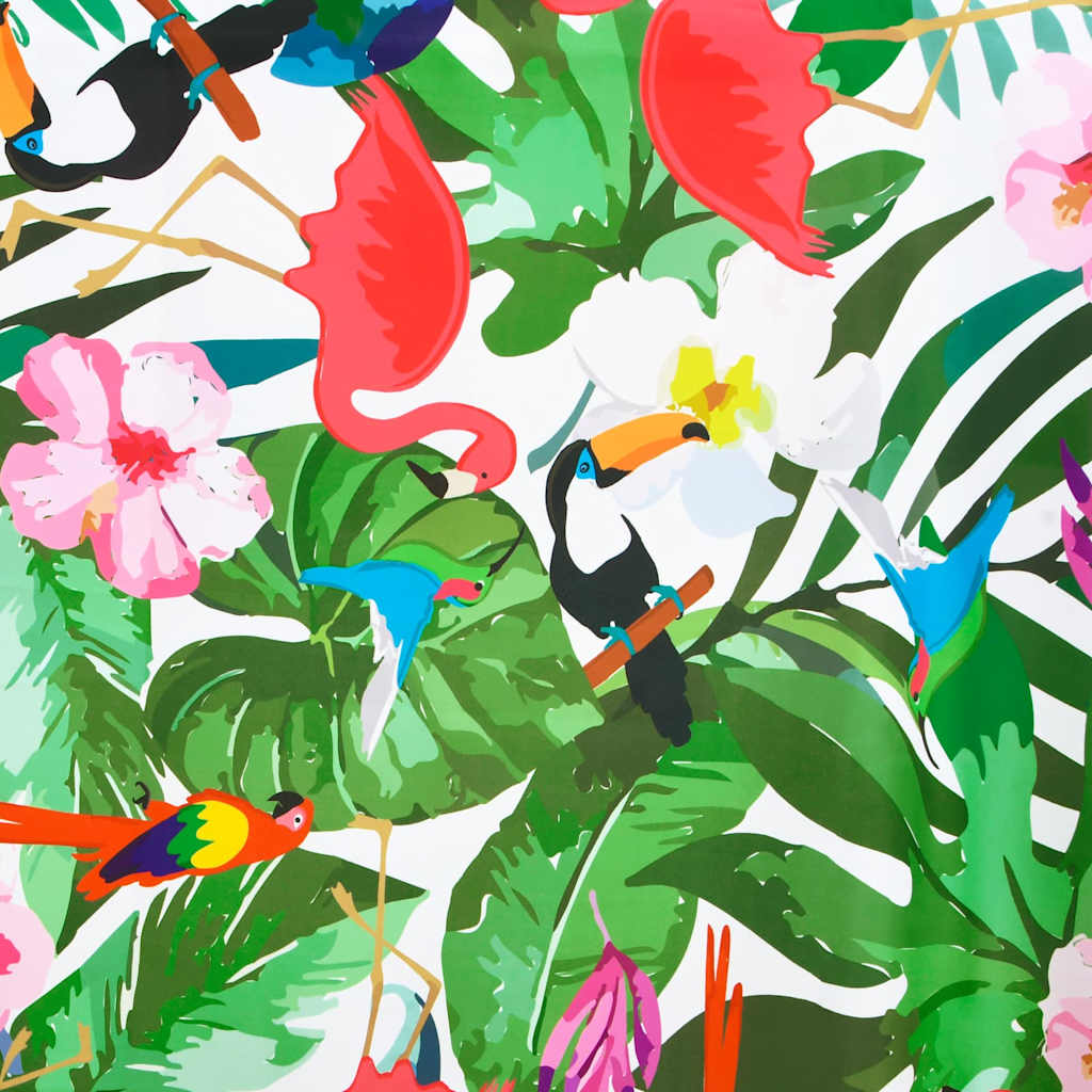 Pallet pude Tropisk jungle 200 x 40 x 8 cm Oxford Stof
