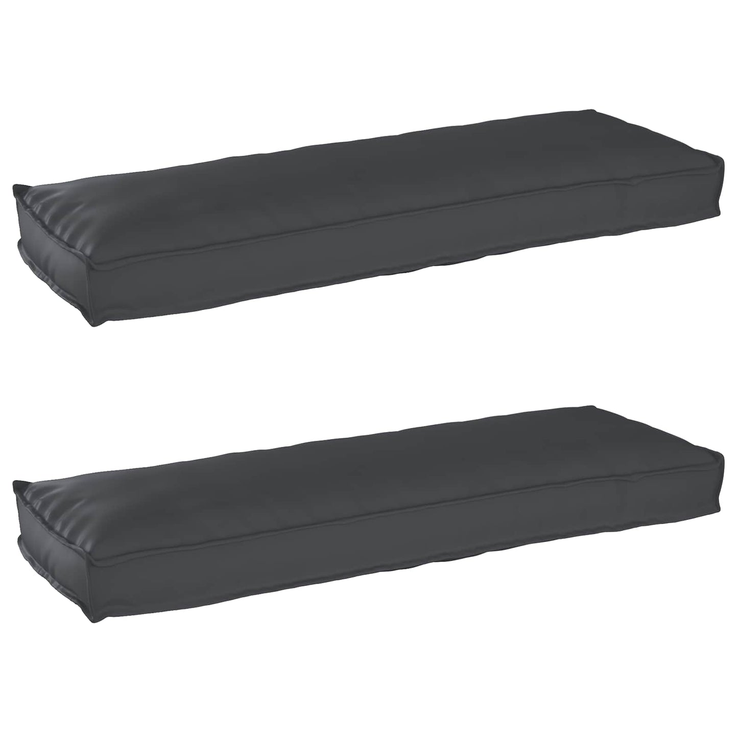 Palle Pudesæt 2 pcs Sort 120 x 40 x 8 cm Oxford Stof