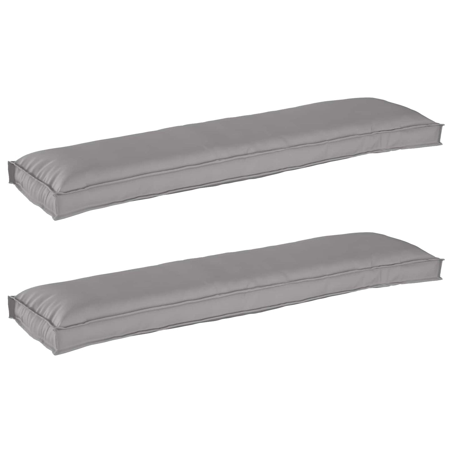 Palle Pudesæt 2 pcs Grå 150 x 40 x 8 cm Oxford Stof