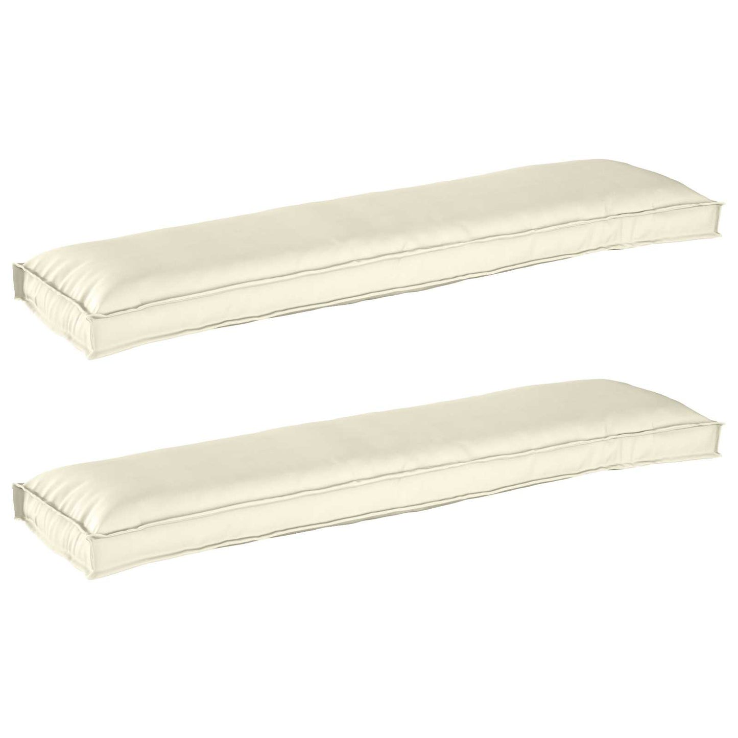 Palle Pudesæt 2 pcs Creme 150 x 40 x 8 cm Oxford Stof