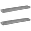 Palle Pudesæt 2 pcs Grå 200 x 40 x 8 cm Oxford Stof