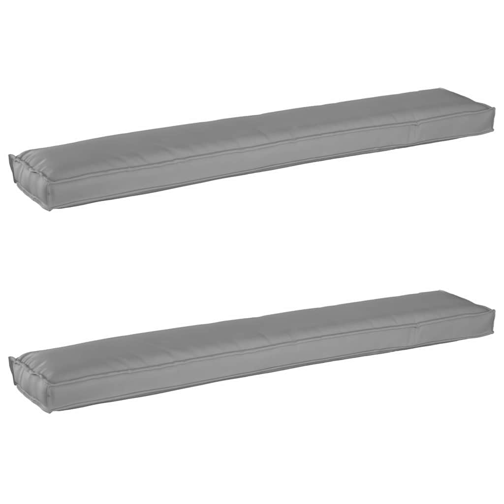 Palle Pudesæt 2 pcs Grå 200 x 40 x 8 cm Oxford Stof