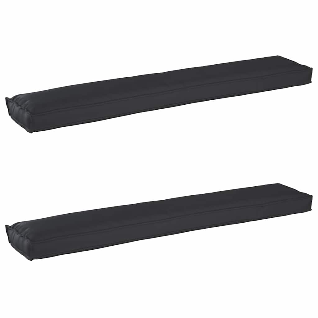 Palle Pudesæt 2 pcs Sort 200 x 40 x 8 cm Oxford Stof