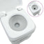 Camping toilet Grå og Hvid 41,5 x 36,5 x 42 cm Polyethylen