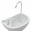 Camping Toilet Sæt 2 pcs Blå og Hvid Høj-densitet Polyethylen