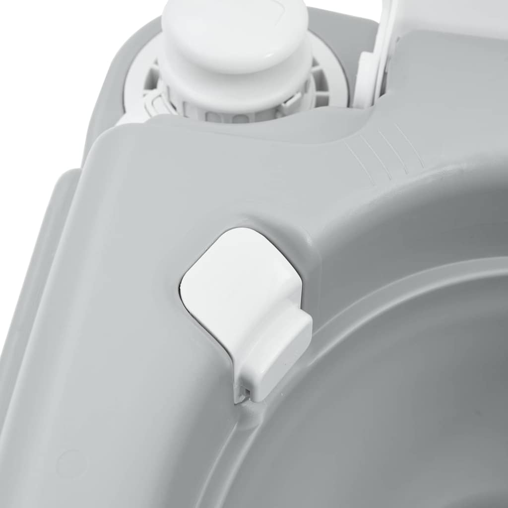 Camping toilet Grå 41,5 x 36,5 x 42 cm Høj-densitet Polyethylen