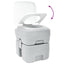 Camping toilet Grå 41,5 x 36,5 x 42 cm Høj-densitet Polyethylen