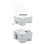 Camping toilet Grå 41,5 x 36,5 x 42 cm Høj-densitet Polyethylen
