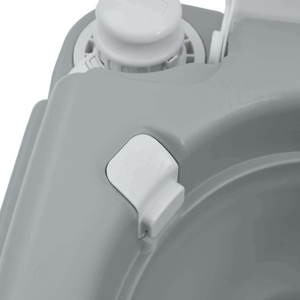 Camping toilet Grå og Hvid 41,5 x 36,5 x 37,5 cm Polyethylen