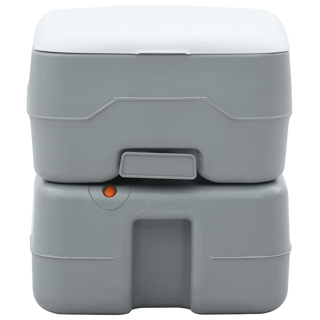 Camping toilet Grå og Hvid 41,5 x 36,5 x 37,5 cm Polyethylen
