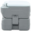 Camping toilet Grå og Hvid 41,5 x 36,5 x 37,5 cm Polyethylen