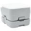 Camping toilet Grå og Hvid 41,5 x 36,5 x 30 cm Polyethylen