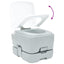 Camping toilet Grå og Hvid 41,5 x 36,5 x 30 cm Polyethylen