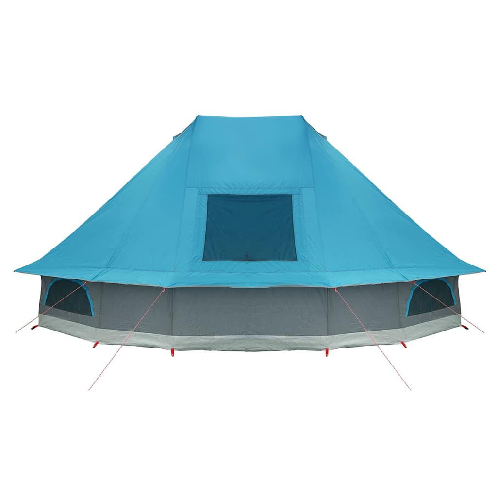 Tipi telt med tag med opbevaring Blå 466 x 310 x 240 cm taft