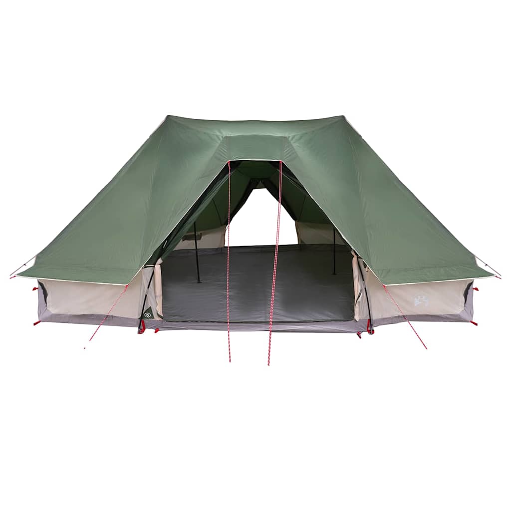 Tipi telt med tag med opbevaring Grøn 680 x 430 x 270 cm taft