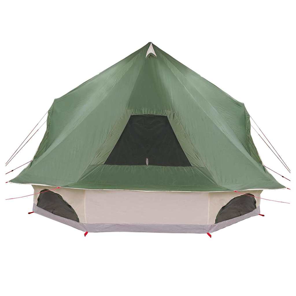 Tipi telt med tag med opbevaring Grøn 680 x 430 x 270 cm taft