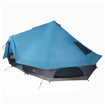 Tipi telt med tag med opbevaring Blå 680 x 430 x 270 cm taft