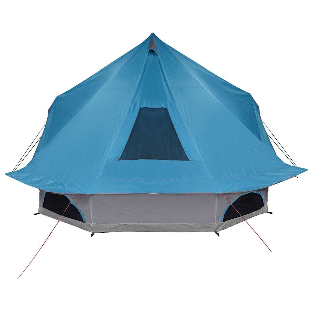 Tipi telt med tag med opbevaring Blå 680 x 430 x 270 cm taft
