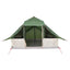 Tipi telt med tag med opbevaring Grøn 364 x 281 x 257 cm taft