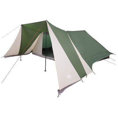 Tipi telt med tag med opbevaring Grøn 660 x 456 x 200 cm taft