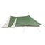Tipi telt med tag med opbevaring Grøn 660 x 456 x 200 cm taft