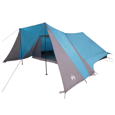 Tipi telt med tag med opbevaring Blå 660 x 456 x 200 cm taft