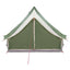 Tipi telt med tag med opbevaring Grøn 400 x 346 x 250 cm taft