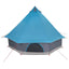 Tipi telt med tag med opbevaring Blå 400 x 346 x 250 cm taft