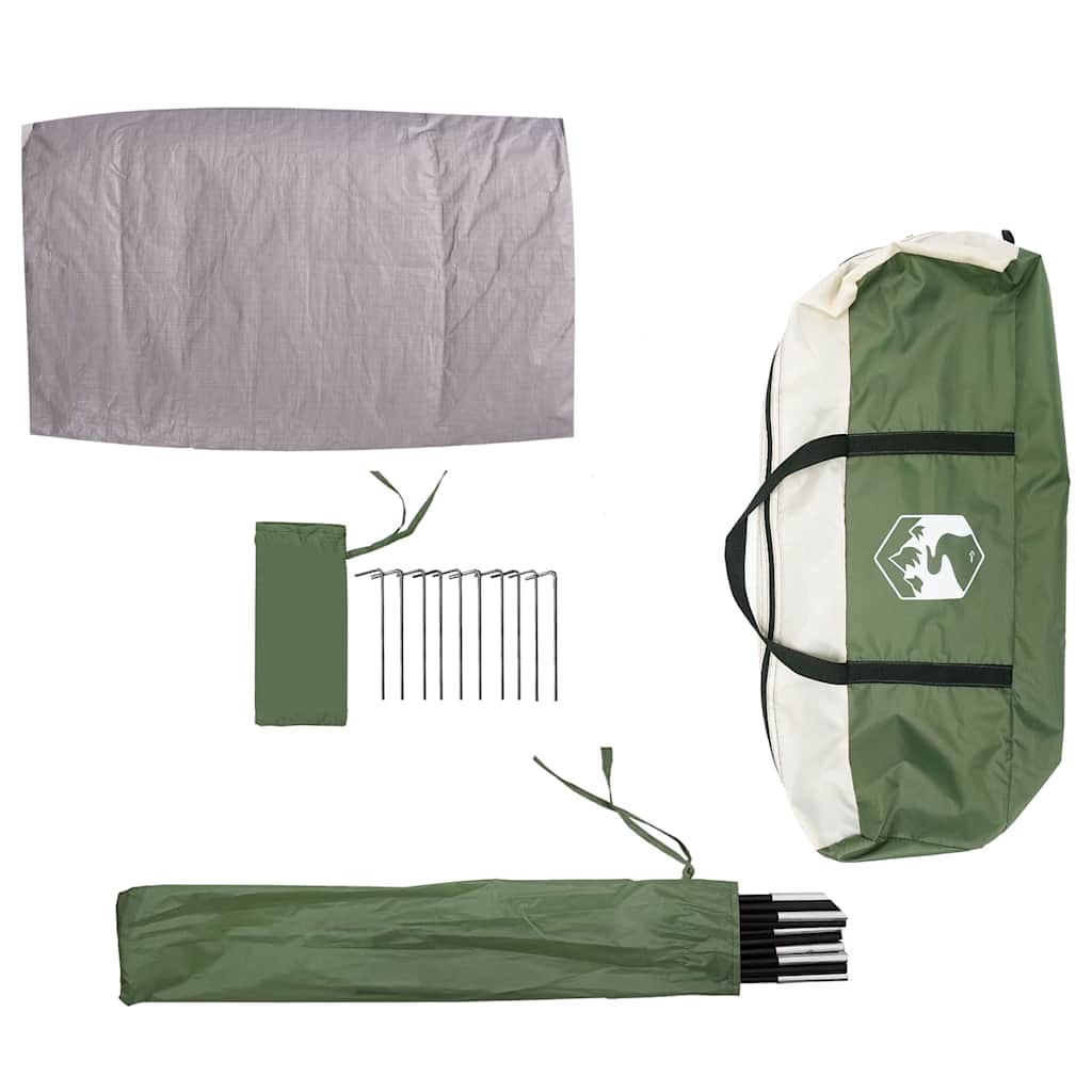 Telt med tag med opbevaring Grøn 268 x 240 x 191 cm Polyester