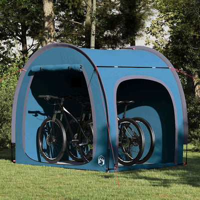 Cykelopbevaringstelt med tag Blå 218 x 156 x 180 cm