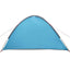 Camping telt med tag Blå 308 x 268 x 130 cm Polyester