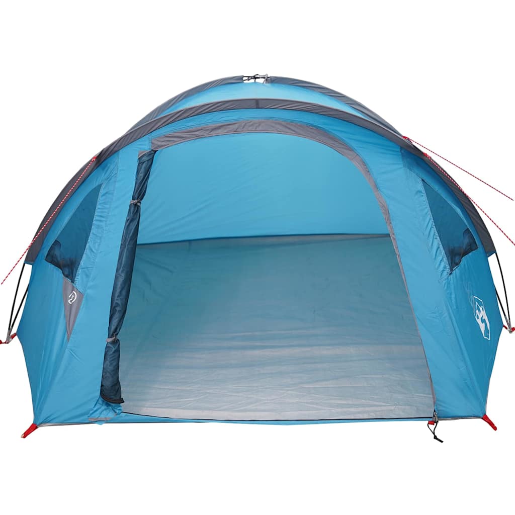 Camping telt med tag Blå 308 x 268 x 130 cm Polyester