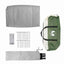 Camping telt Hytte med tag Grøn 420 x 420 x 227 cm Polyester