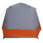 Camping telt Hytte Grå og orange 420 x 420 x 227 cm Polyester