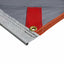 Vandafvisende Tarp personer 240 x 350 cm Vandtæt Grå og orange