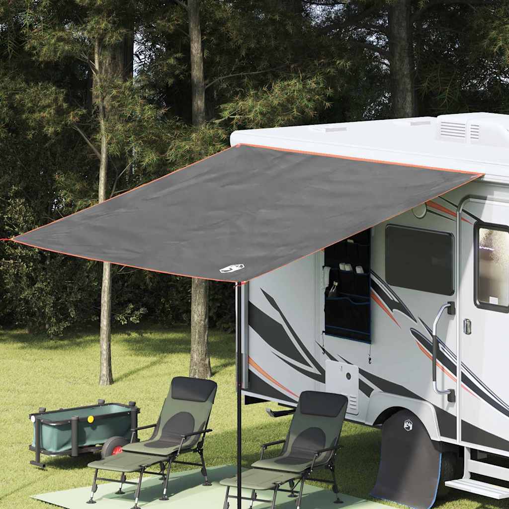 Vandafvisende Tarp personer 240 x 350 cm Vandtæt Grå og orange billede