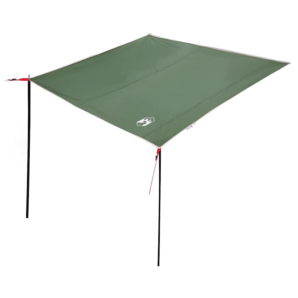 Vandafvisende Tarp personer 240 x 300 cm Vandtæt Grøn taft billede