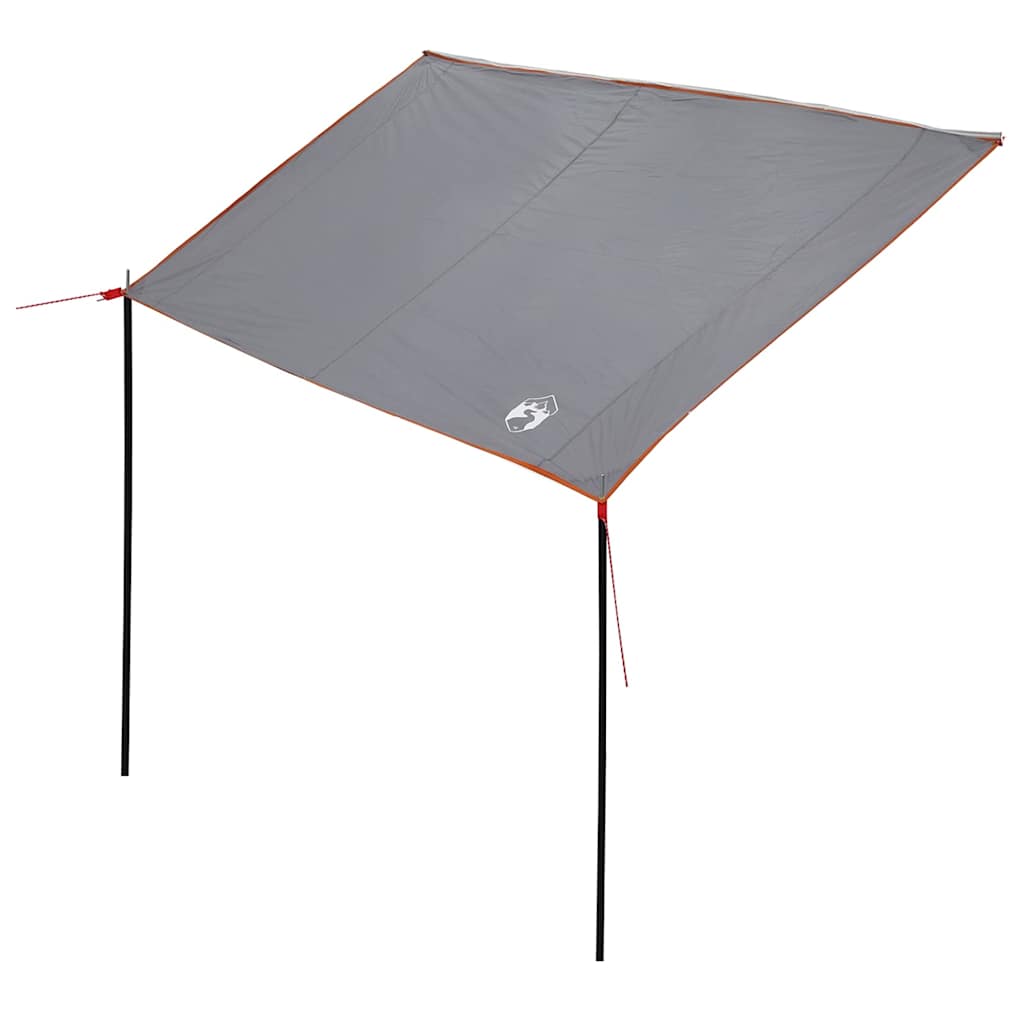 Vandafvisende Tarp personer 240 x 300 cm Grå og orange taft billede