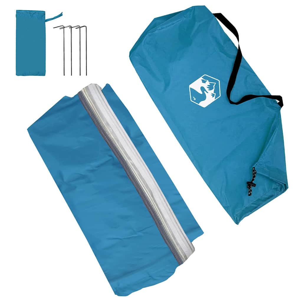 Vandafvisende Tarp personer 240 x 350 cm Vandtæt Blå taft