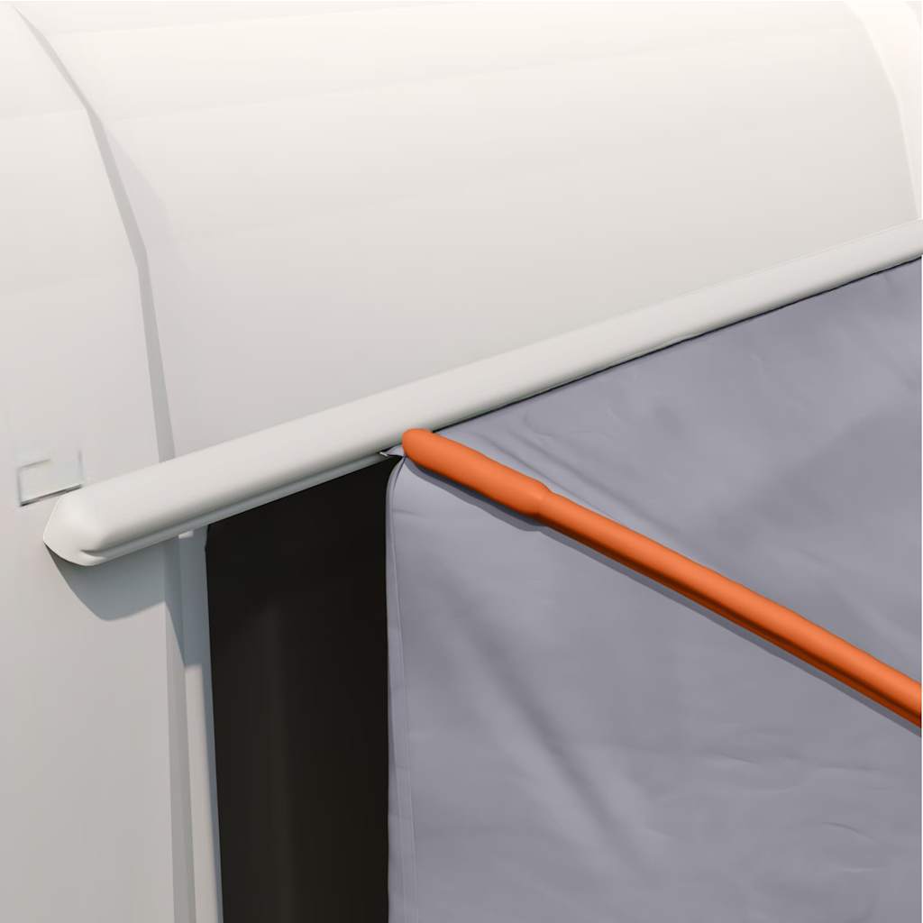 Bagklapstelt personer 194 x 180 x 210 cm Grå og orange taft