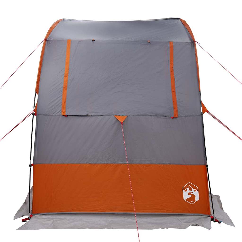 Bagklapstelt personer 194 x 180 x 210 cm Grå og orange taft