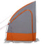 Bagklapstelt personer 194 x 180 x 210 cm Grå og orange taft