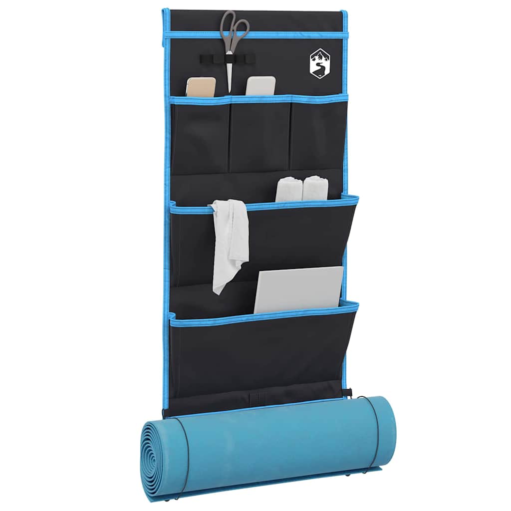 Opbevaringspose med opbevaring Sort og Blå 91 x 47,5 cm oxford billede