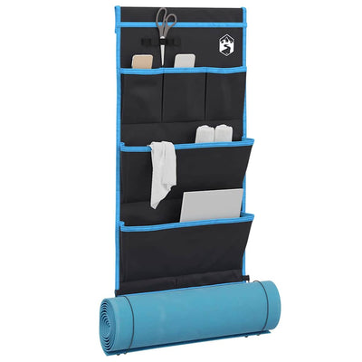 Opbevaringspose med opbevaring Sort og Blå 91 x 47,5 cm oxford