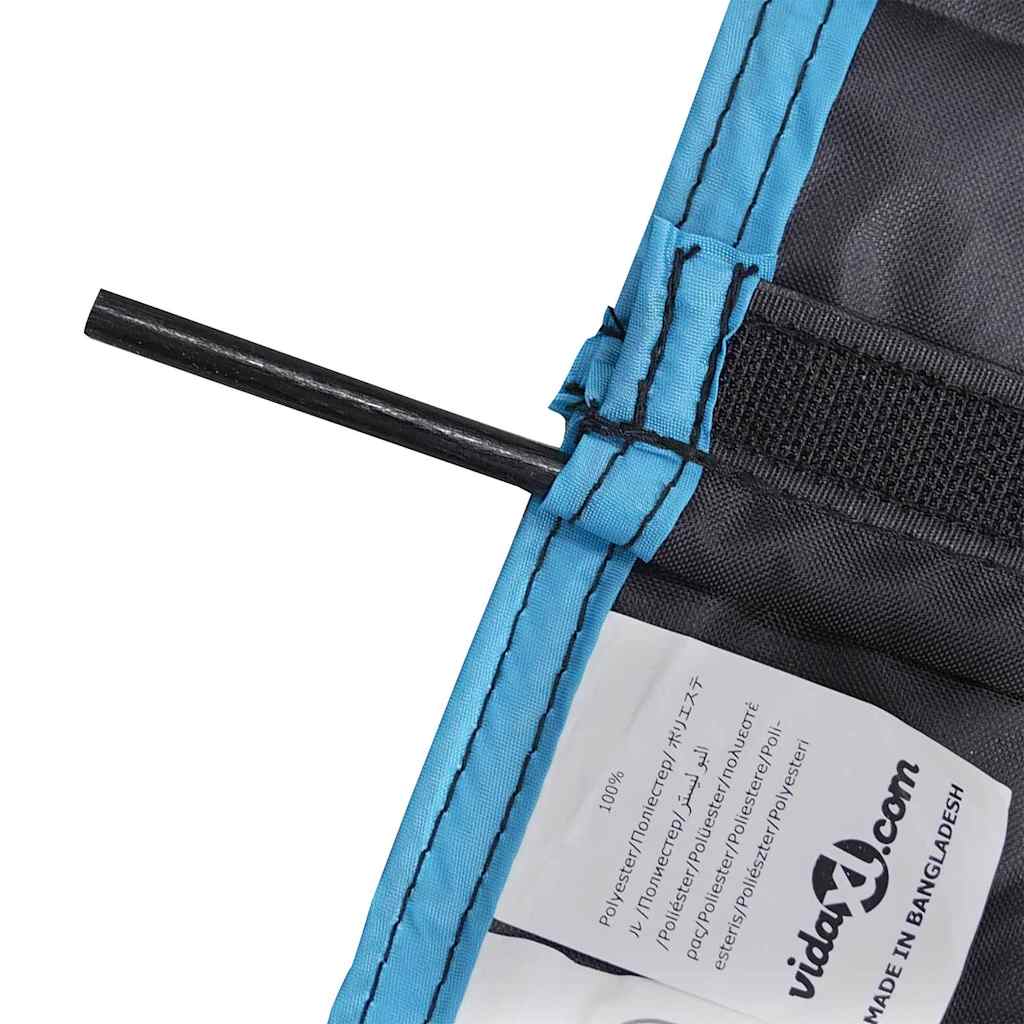 Opbevaringspose med opbevaring Sort og Blå 63,5 x 40 cm oxford