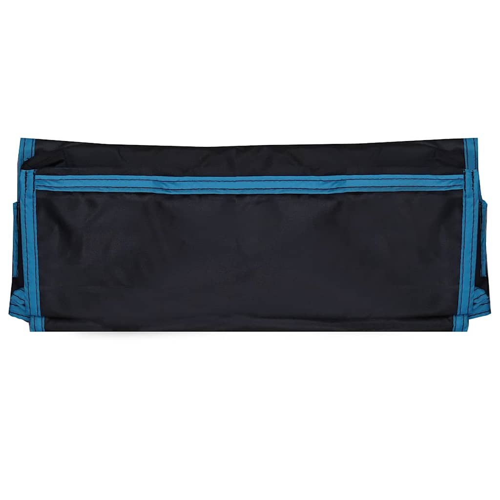 Opbevaringspose med opbevaring Sort og Blå 63,5 x 40 cm oxford