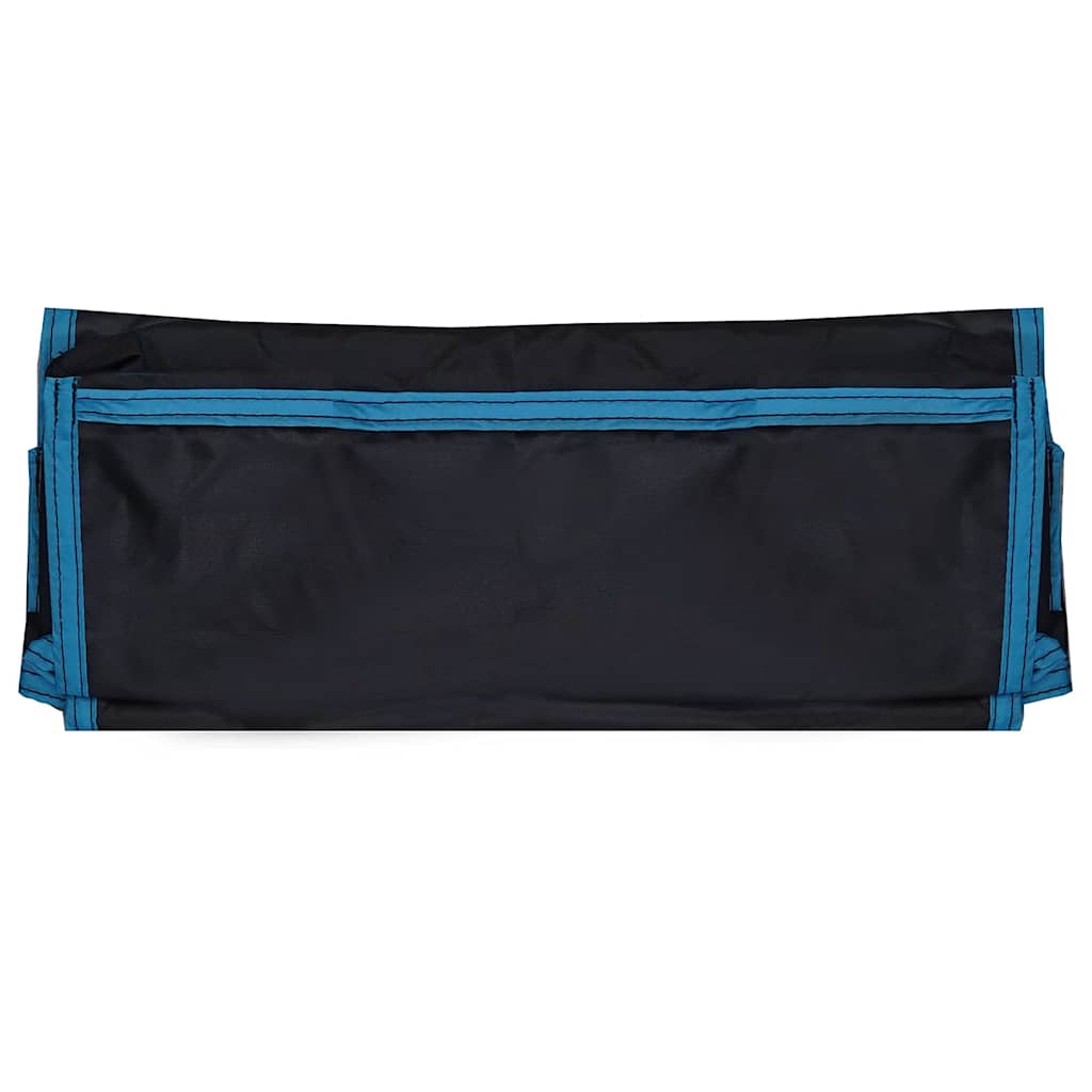 Opbevaringspose med opbevaring Sort og Blå 140 x 43 cm oxford