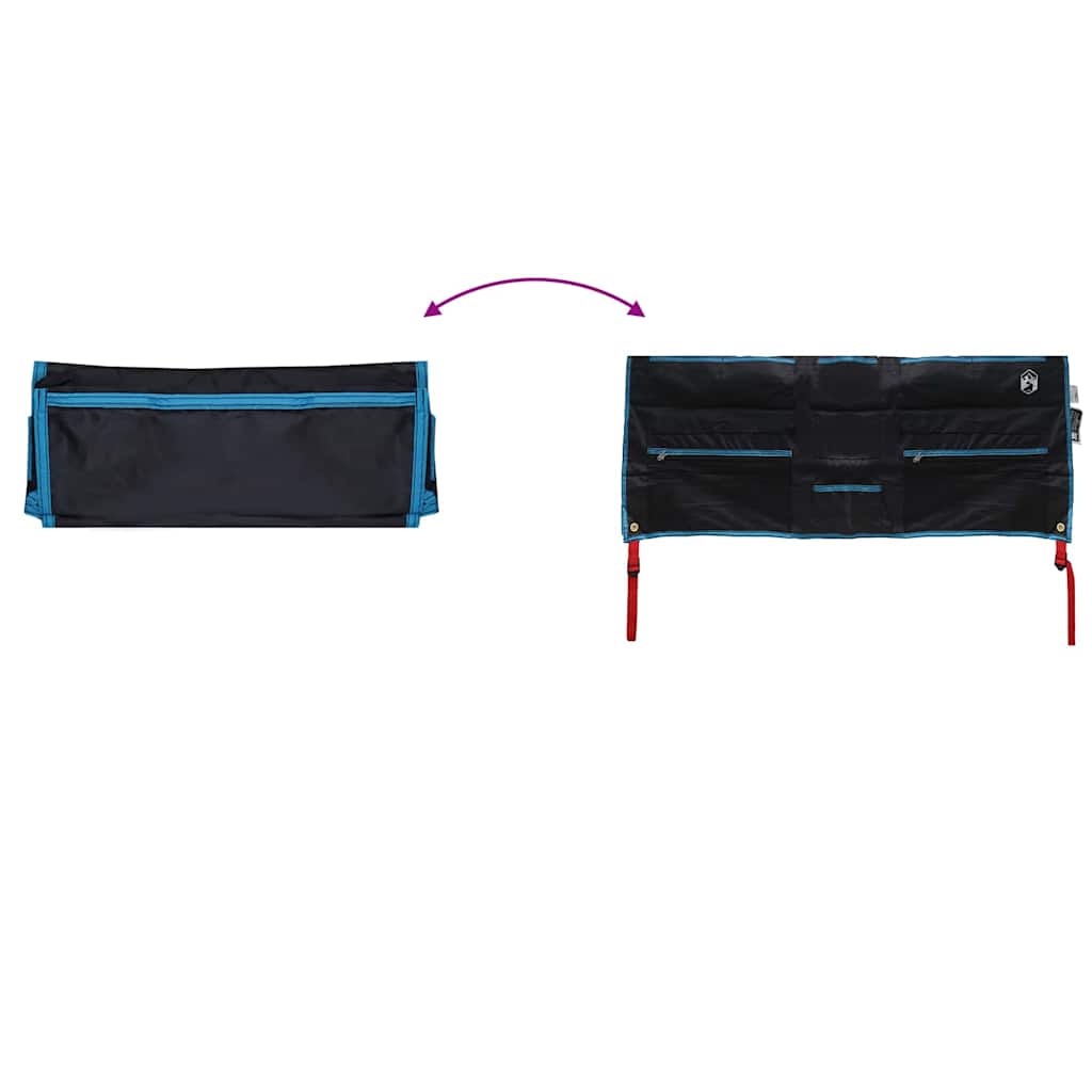 Opbevaringspose med opbevaring Sort og Blå 98 x 47 cm oxford