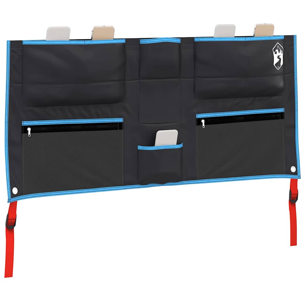 Opbevaringspose med opbevaring Sort og Blå 98 x 47 cm oxford